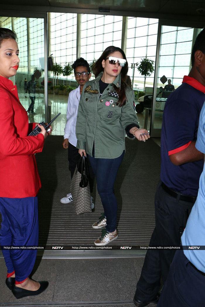 The Tashan Of Kareena Kapoor Khan At The Airport