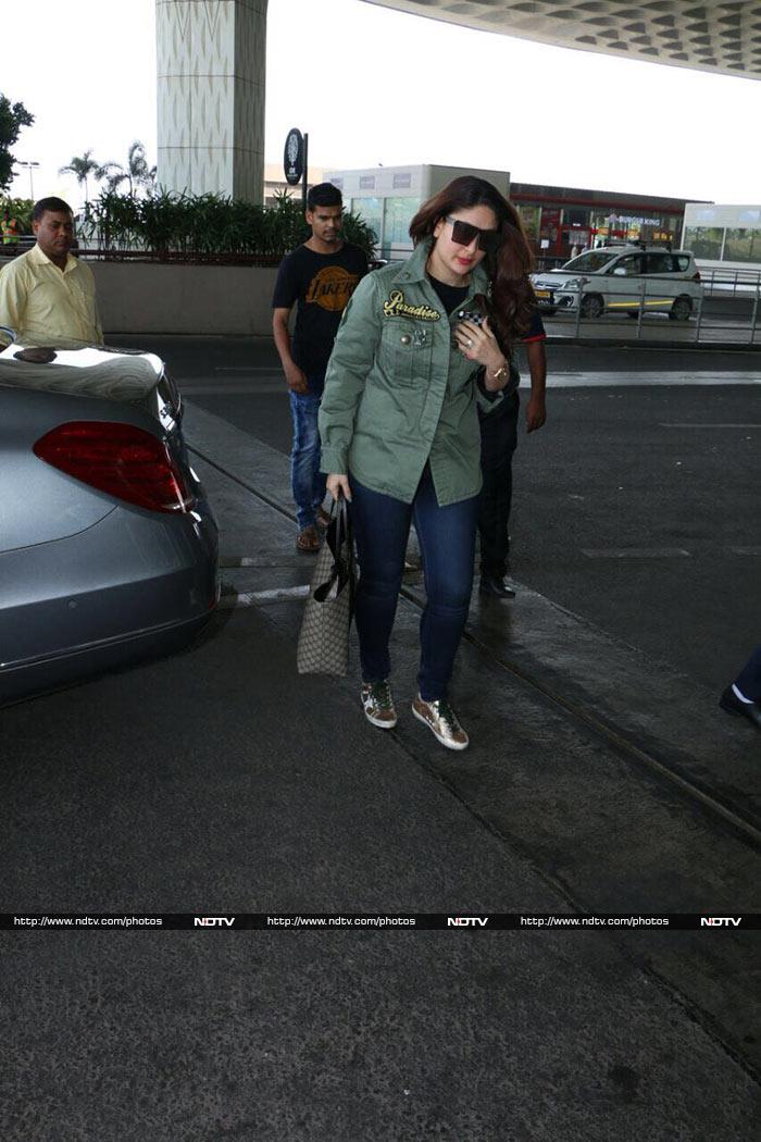 The Tashan Of Kareena Kapoor Khan At The Airport