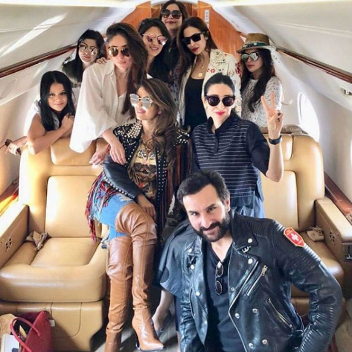 The entire squad boarded the jet in style. <br><br>

 

This image was posted on Instagram by <a href=" https://www.instagram.com/malaikaarorakhanofficial/ " target="_blank" rel="nofollow" > malaikaarorakhanofficial</a>