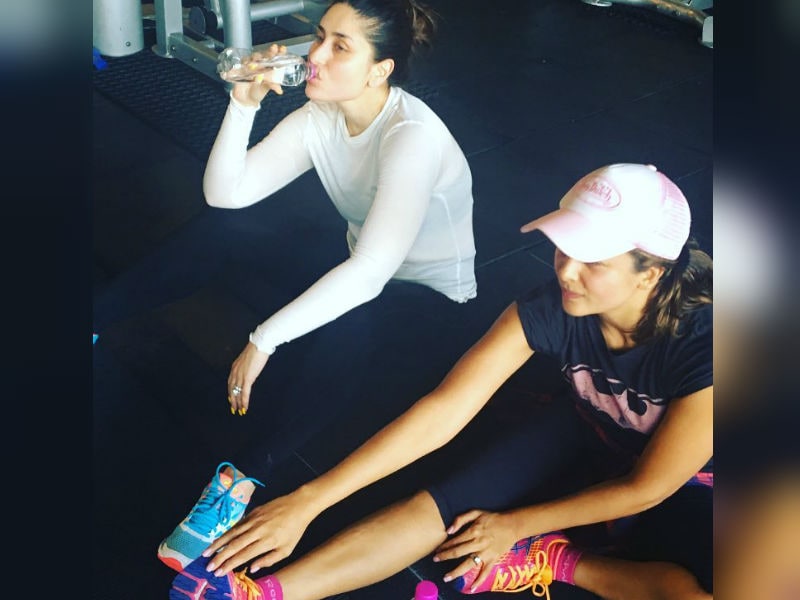 Photo : Inside Kareena And Amrita's Gym Session