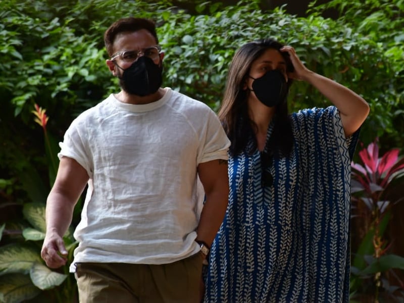 Photo : Kareena Kapoor And Saif Ali Khan Step Out Together For The First After Welcoming Baby Son