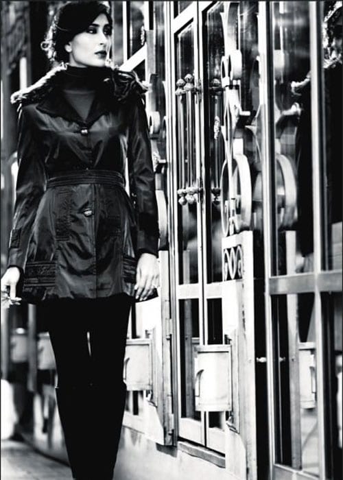 <b>Vintage touch</b>: Kareena, who is the brand ambassador for Globus, recently shot for their Winter 08 collection in Paris.(Courtesy: Indiafm.com)