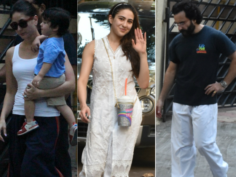 A Day With Kareena, Sara, Taimur And Saif