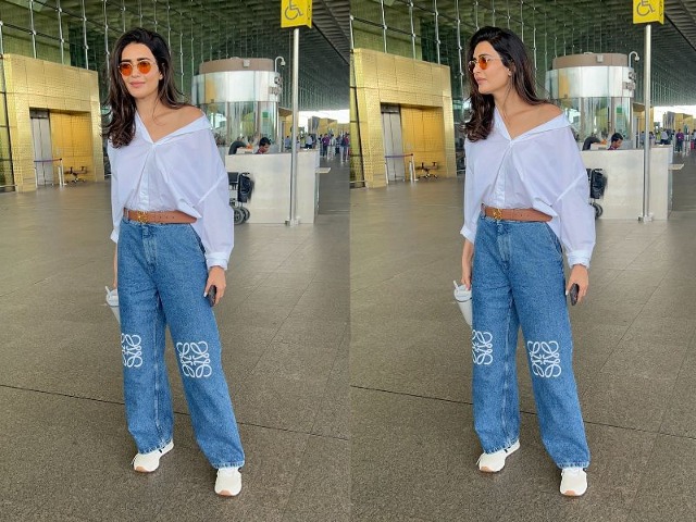 Karishma Tanna's Airport OOTD Was All About Comfort