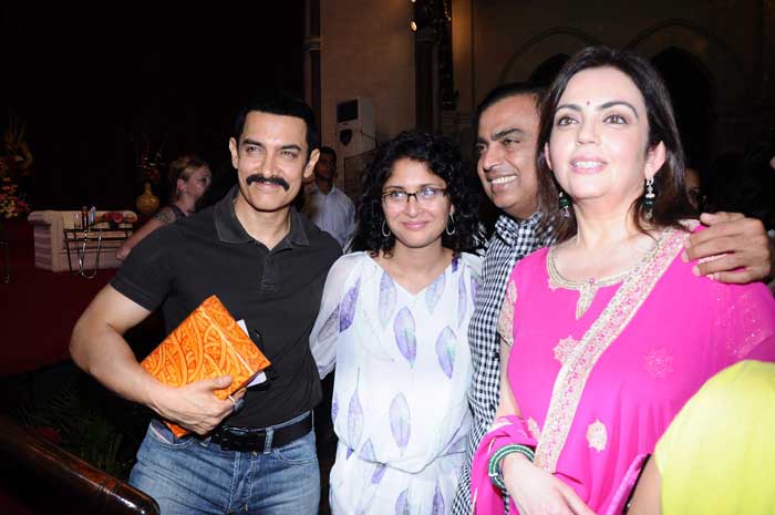 Aamir, Kiran at a book launch