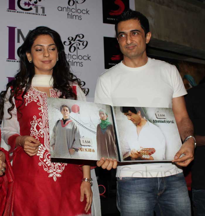 Juhi at the music launch of I Am