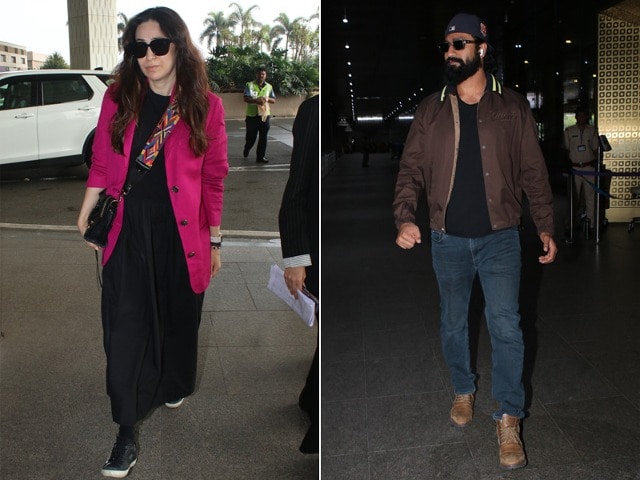 Photo : Karisma Kapoor, Vicky Kaushal's Airport Looks But Make It Project Runway