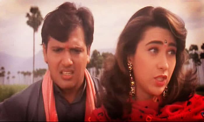 Karisma gave many hits with Govinda including <i>Raja Babu</i>, directed by David Dhawan.