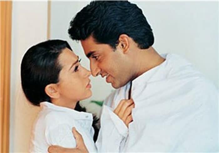 Karisma then started concentrating on her career till she met Abhishek Bachchan and love blossomed again.