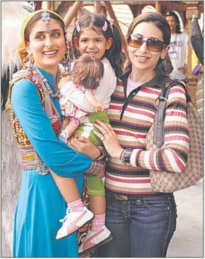 Karisma and Sunjay had their first child - a daughter Samaira, who was born on March 11, 2005.<br><bR>

After the birth of her daughter, there reports of a serious rift between the couple. Reportedly, Karisma had also shifted back to Mumbai, but the couple subsequently patched-up.<br><bR>

Karisma gave birth to her second child - son Kiaan Raj Kapoor on March 12 2010