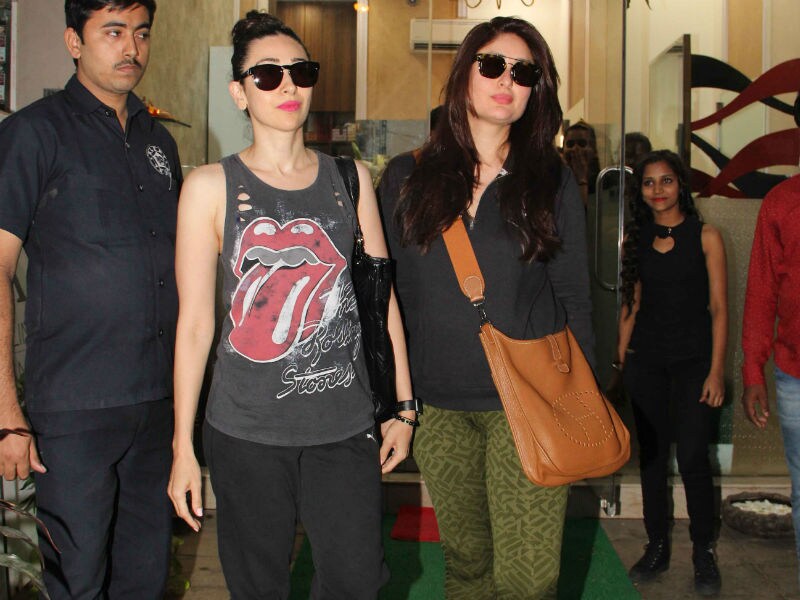 Photo : Kareena Kapoor And Karisma's Vanity Time