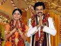 Karthi, Ranjani with family at reception