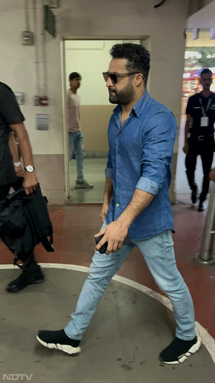 Jr NTR was also spotted at the airport (Image Courtesy: Varinder Chawla)