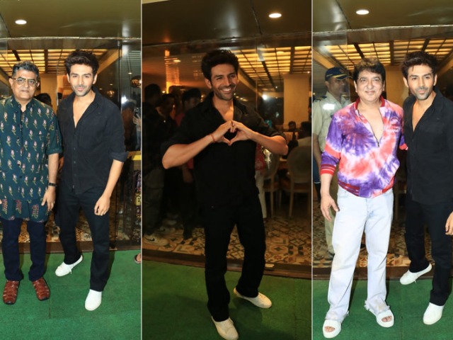 Kartik, Gajraj And Sajid's Night Out