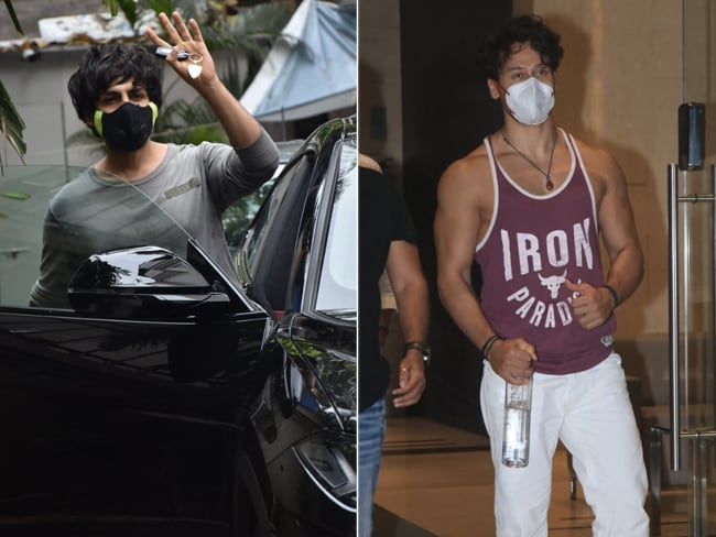 Photo : Kartik Aaryan And Tiger Shroff's Day Out