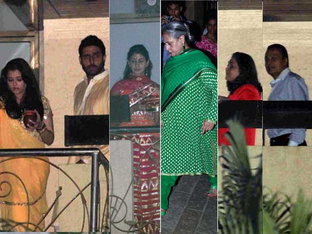 Moon Watching: Ash, Shweta & the Bachchans Celebrate <i>Karva Chauth</i> with Ambanis