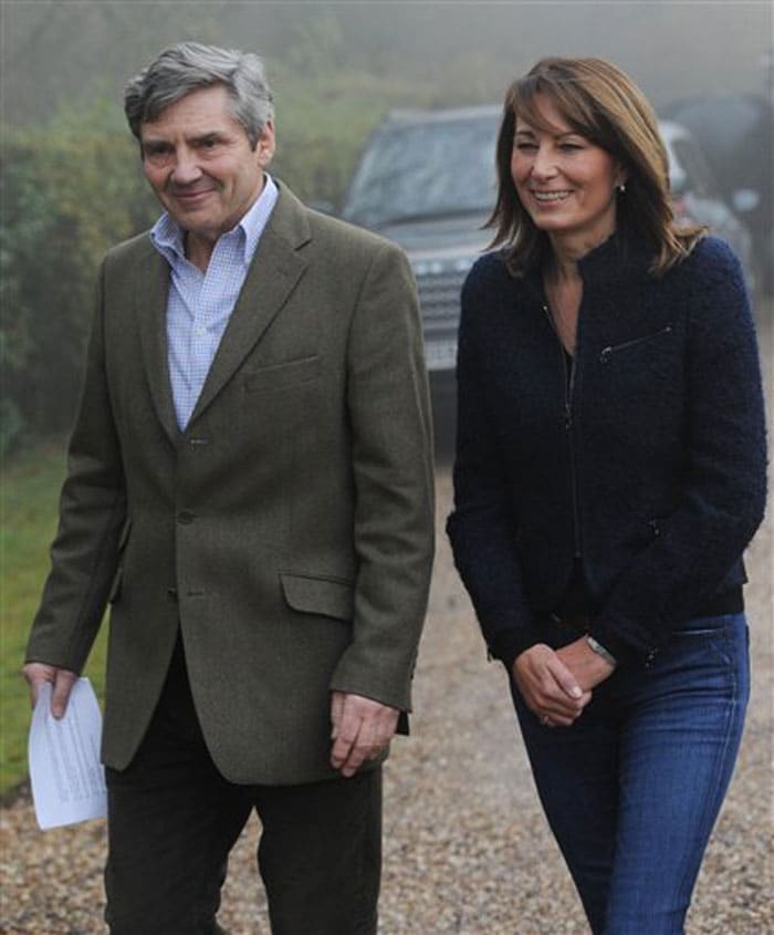 Kate Middleton's parents - Michael Francis Middleton and Carole Elizabeth. (Photo: AP)