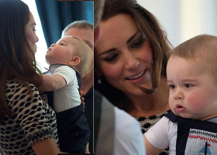 Prince George is the apple of his mother\'s eye
