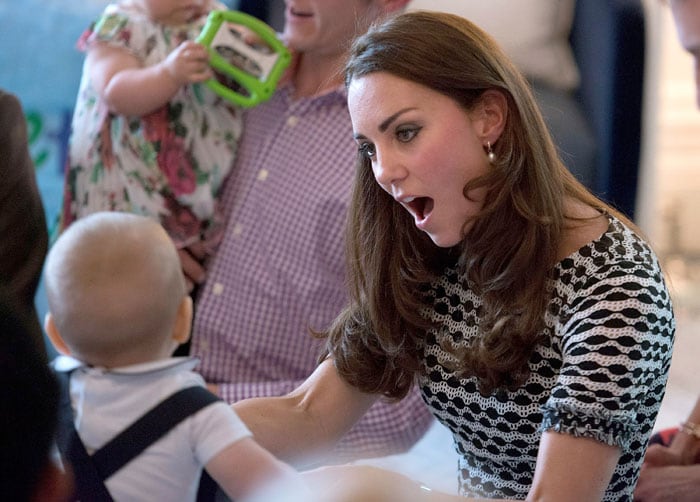 Prince George is the apple of his mother\'s eye