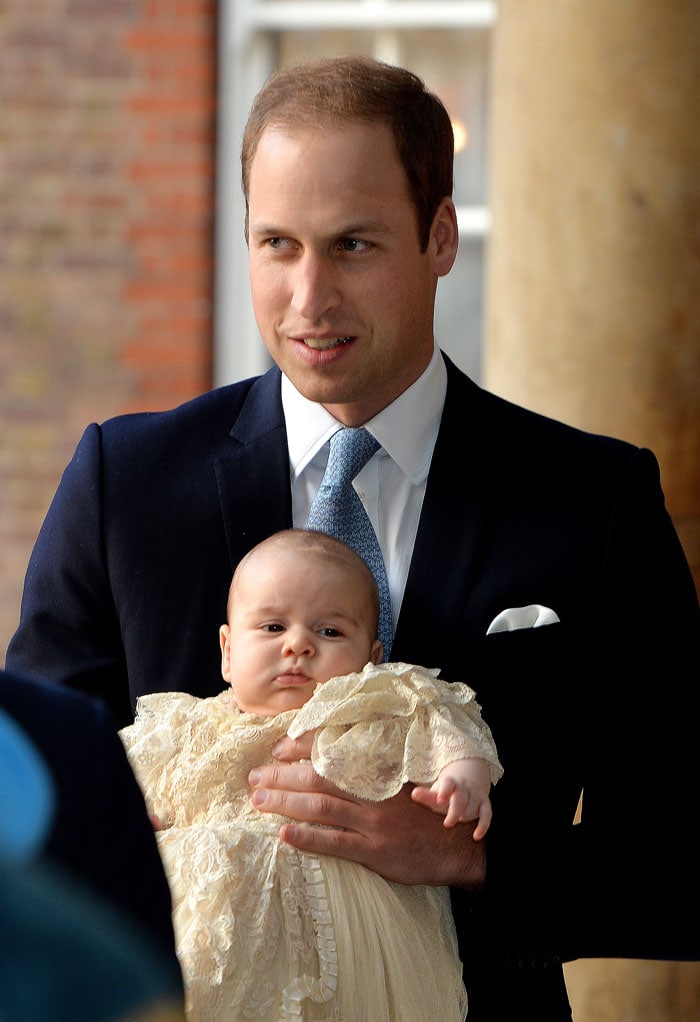 By George! The royal baby is christened