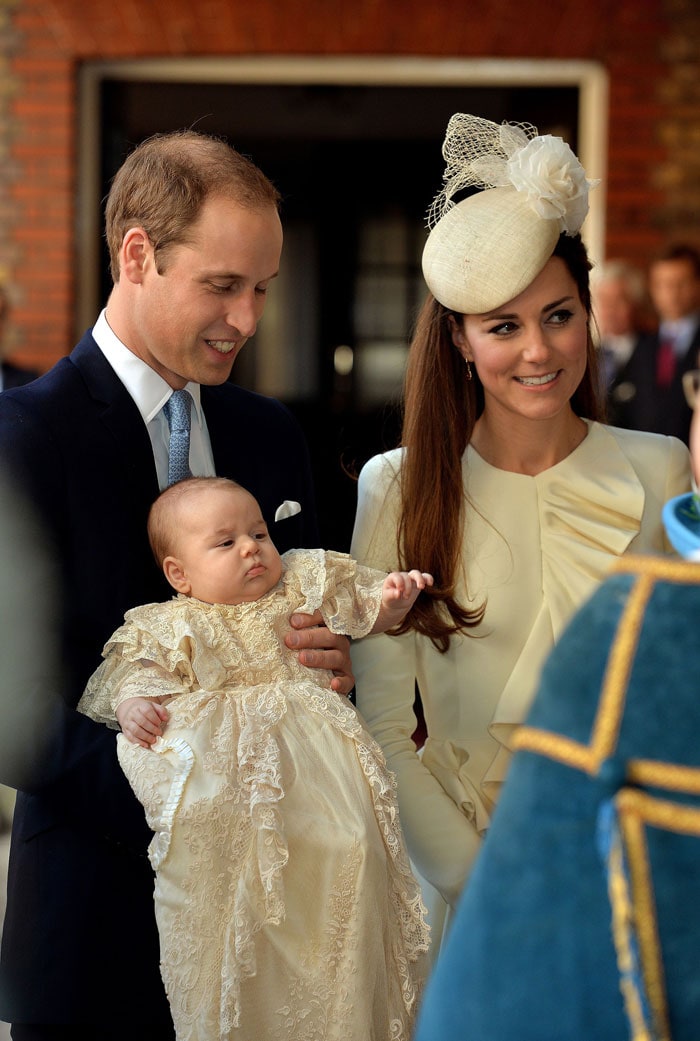 By George! The royal baby is christened