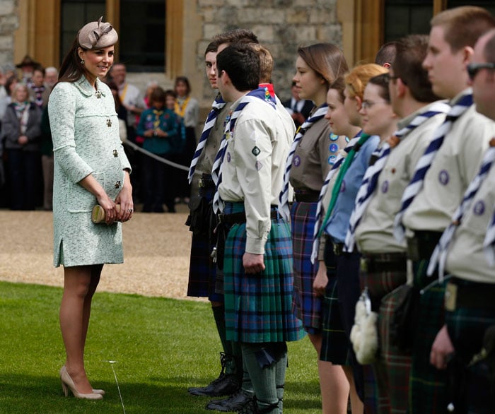 Kate and Prince William married in April 2011, and her pregnancy was announced in December last year.