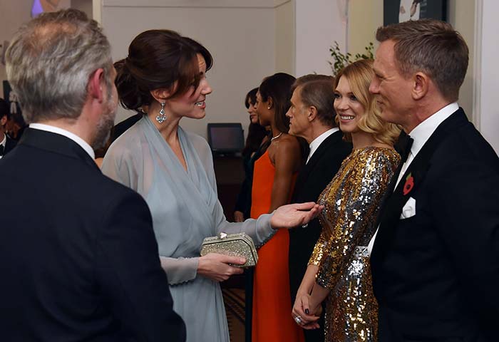 Kate Middleton\'s Licence to Thrill at Star-Studded SPECTRE Premiere