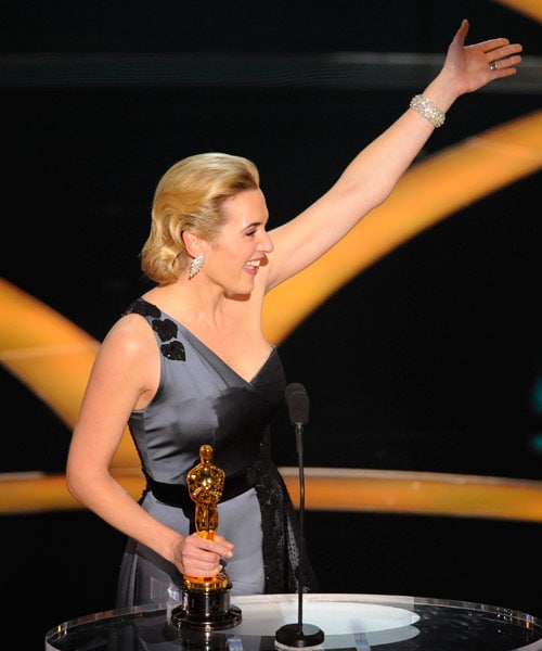 Kate Winslet's was one of the best acceptance speeches this year, as she expressed complete awe and yet pleasure at receving this award that has so far been denied to her.