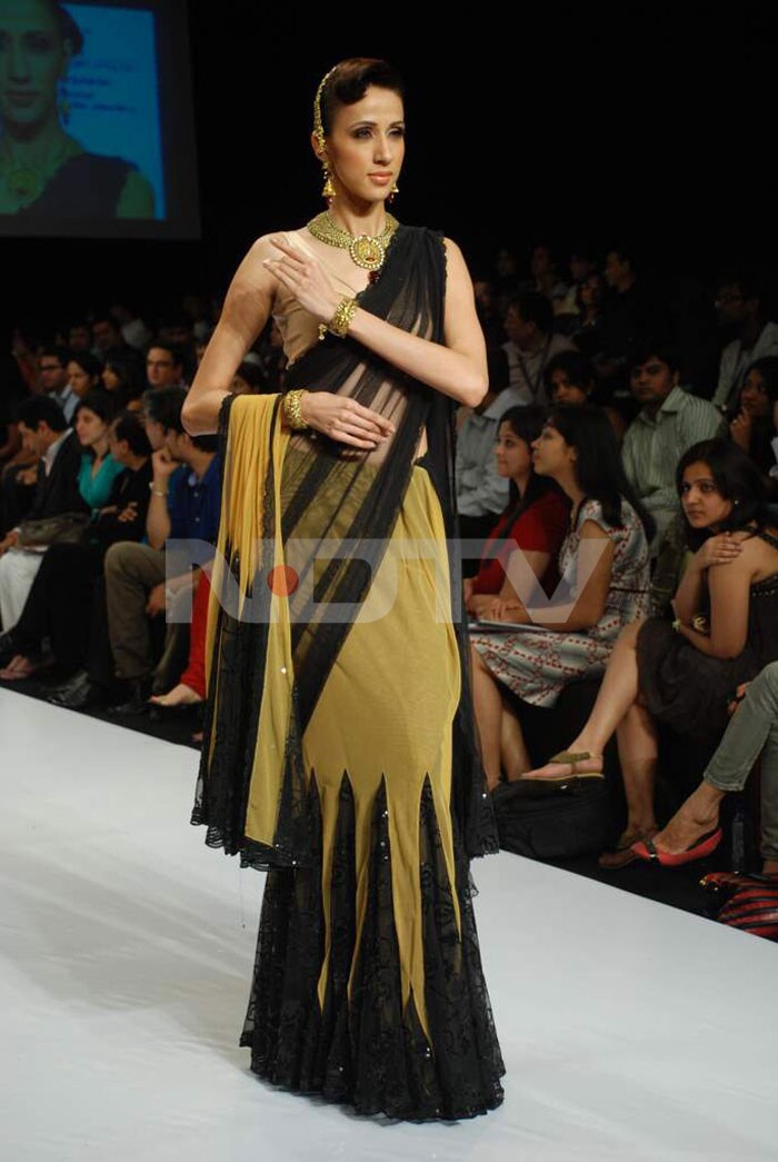 Alecia Raut walks the ramp.