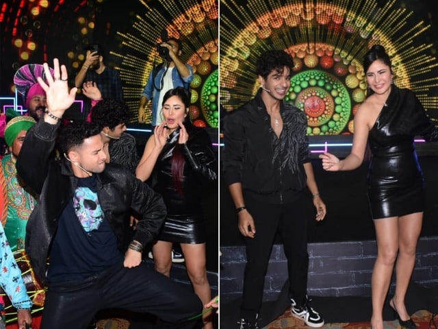 Photo : Katrina, Ishaan And Siddhant Rule The Dance Floor At Phone Bhoot Song Launch