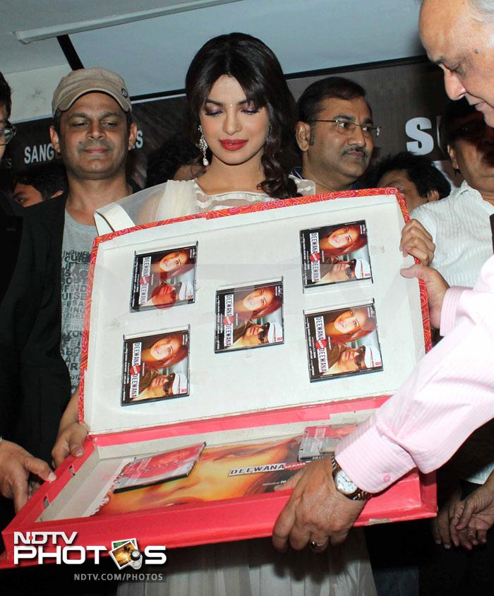 Priyanka unveils the music album.