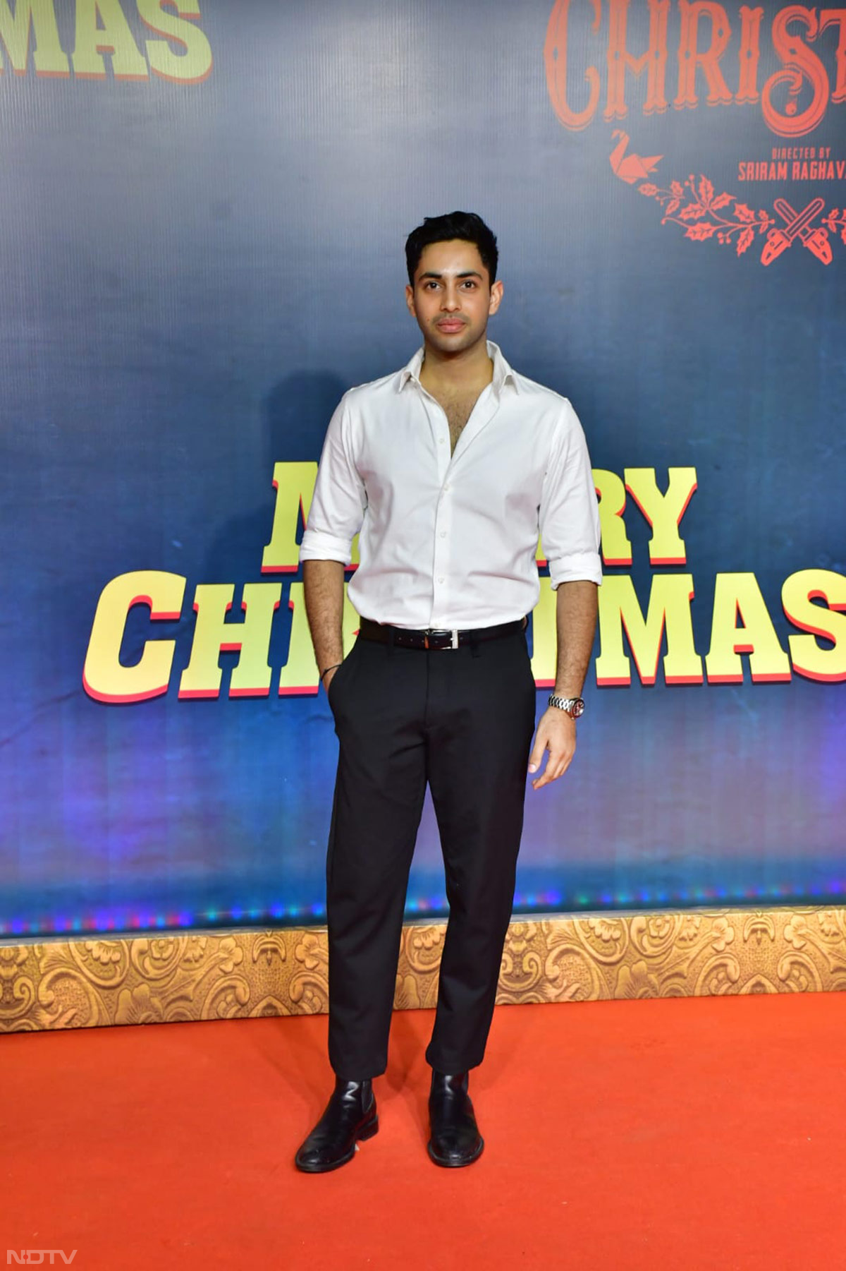 Agastya Nanda, the star of <I>The Archies</i> was spotted at the screening too. (Image courtesy: Varinder Chawla)