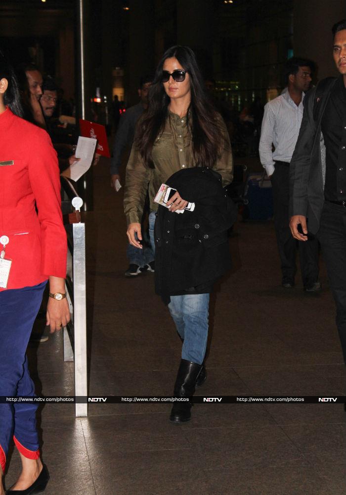 Katrina Kaif Spotted At The Airport In Her Casual Look