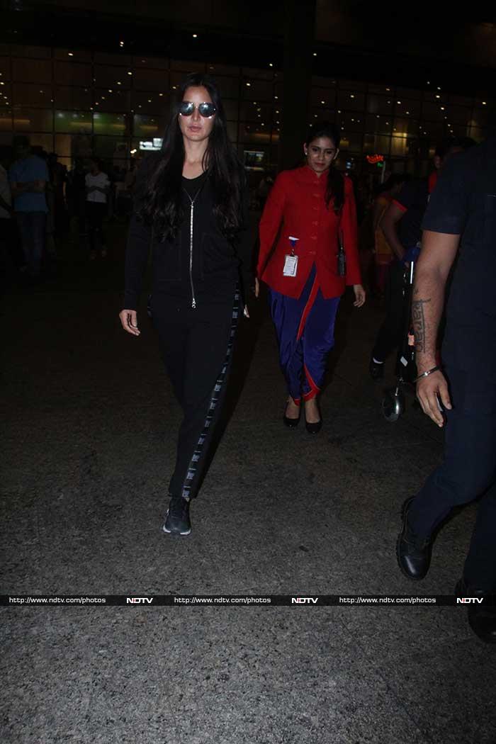 On Tuesday, Katrina Kaif touched down in Mumbai after a nice and long birthday vacation in England.