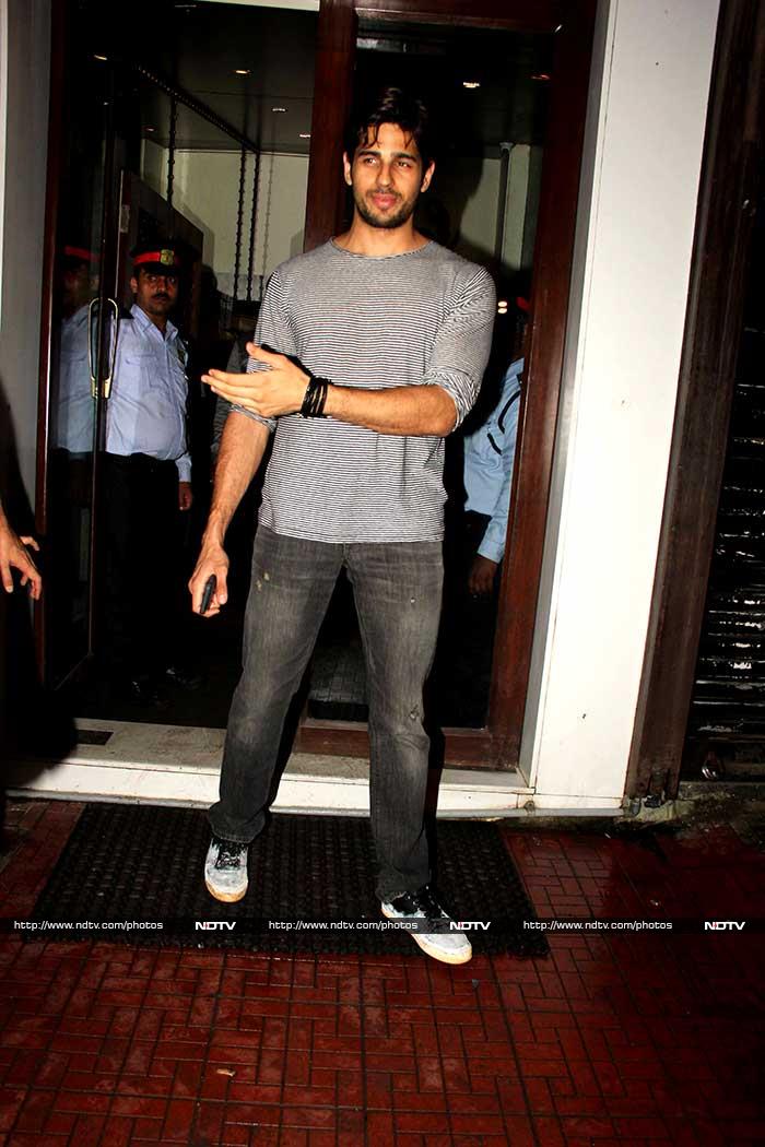 Sidharth was in a rather jovial mood on Sunday.