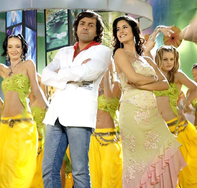 Katrina Kaif acted opposite Bobby Deol in the movie <i>Apne</i> but the duo didn't manage to sizzle on screen.