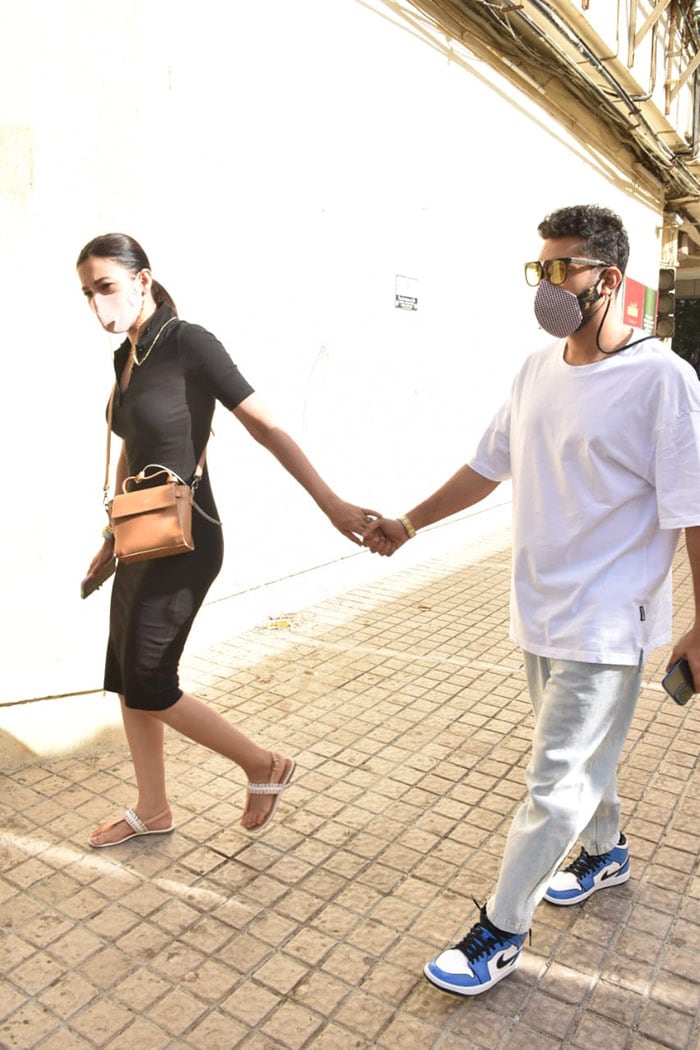 TV star Gauahar Khan and husband Zaid Darbar were also photographed together.