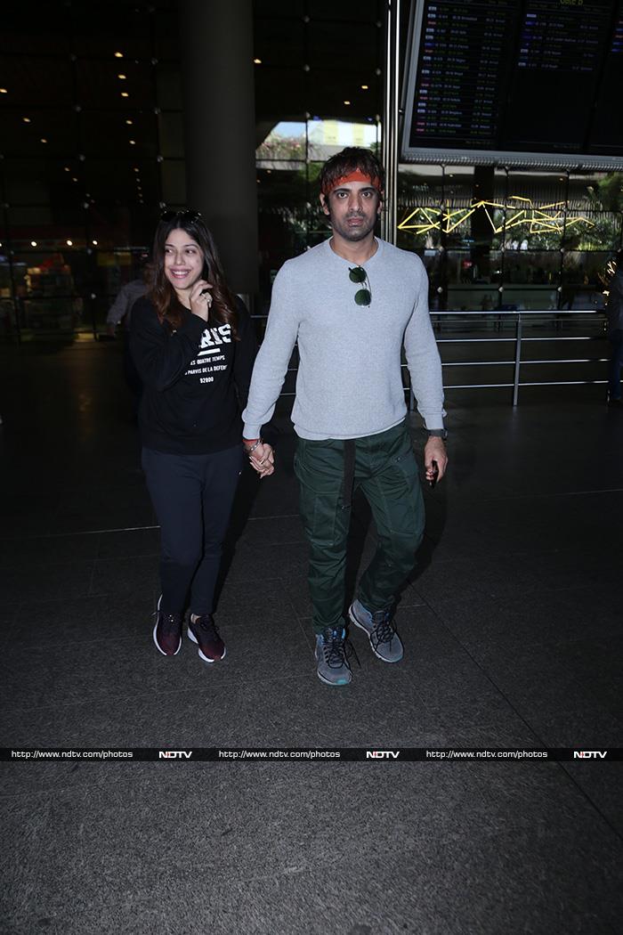 We also spotted actor Mohit Malik and his wife Aditi Shirwaikar at the arrivals.