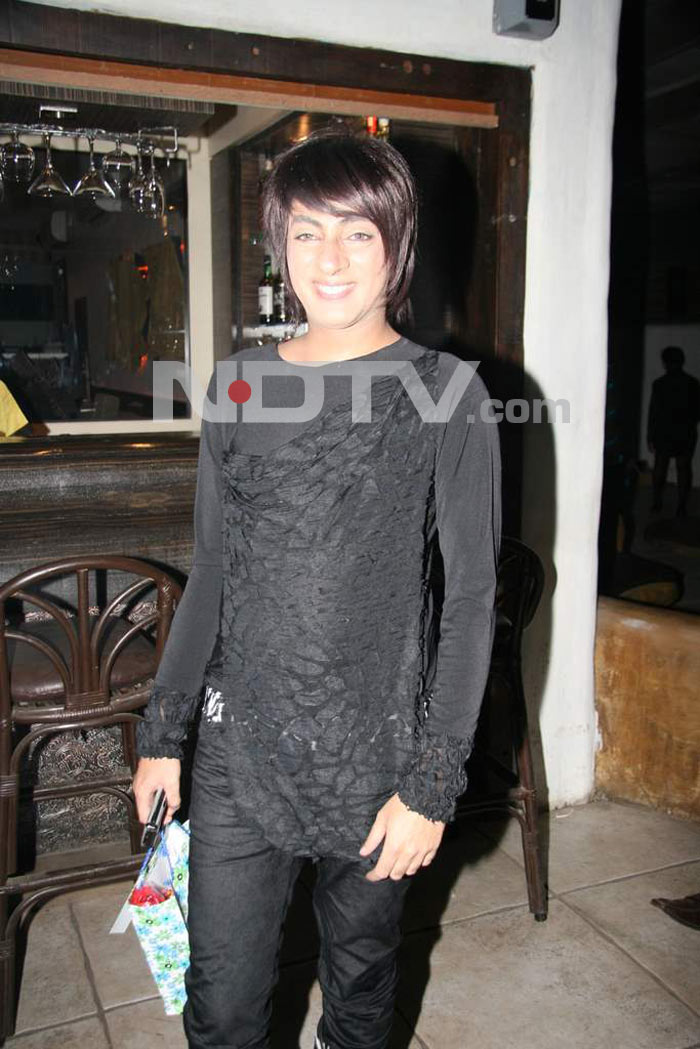 Rohit Verma at Kavita Kaushik's birthday bash.