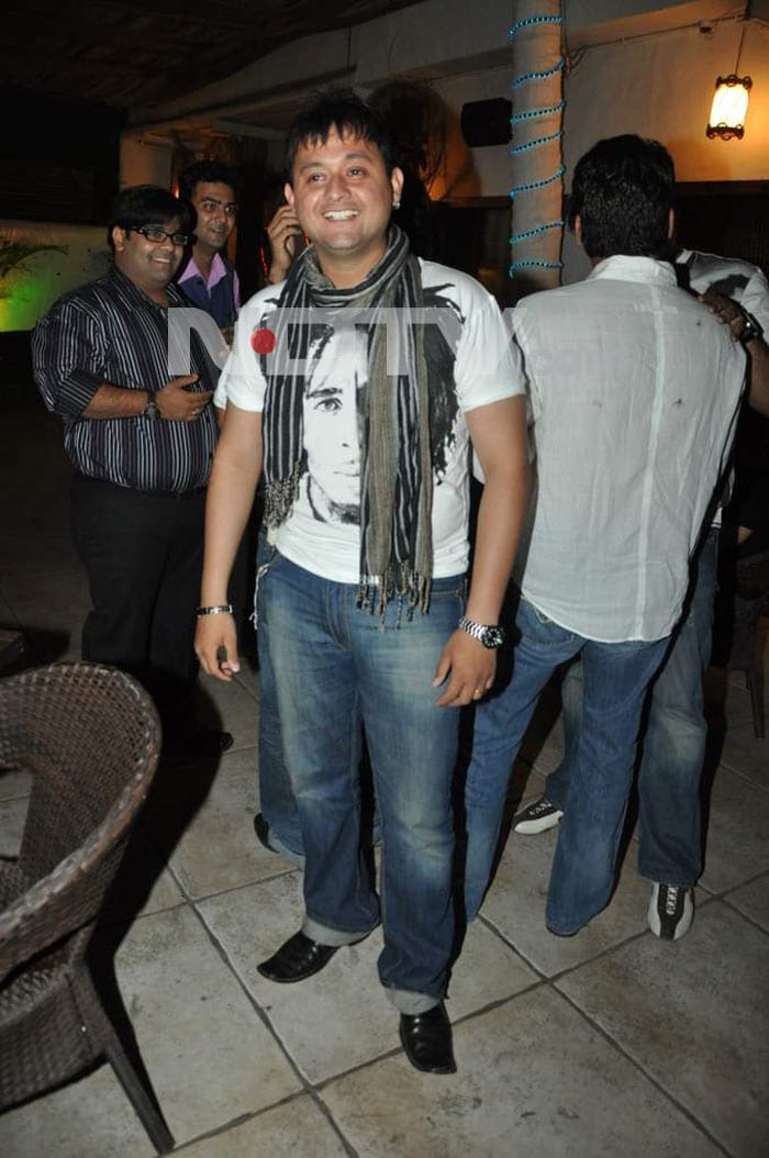 Swapnil Shinde attends Kavita Kaushik's birthday bash.