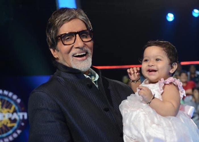 Who\'s the cute baby with Big B?