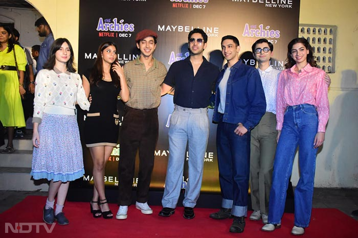 <i>The Archies</i> stars made it a red carpet to remember. (Image courtesy: Varinder Chawla)