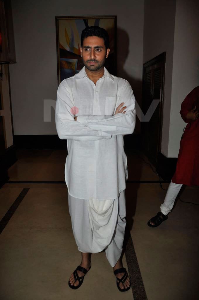 Junior Bachchan strikes an intimidating pose.