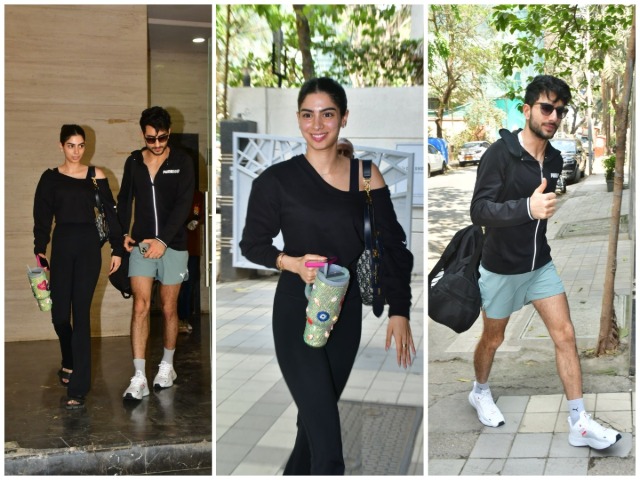 Khushi Kapoor And Ibrahim Ali Khan's Gym Diaries