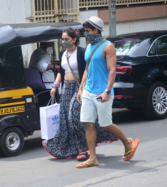 Actor Aamir Khan\'s daughter Ira Khan was pictured with her boyfriend Nupur Shikhare in Bandra.