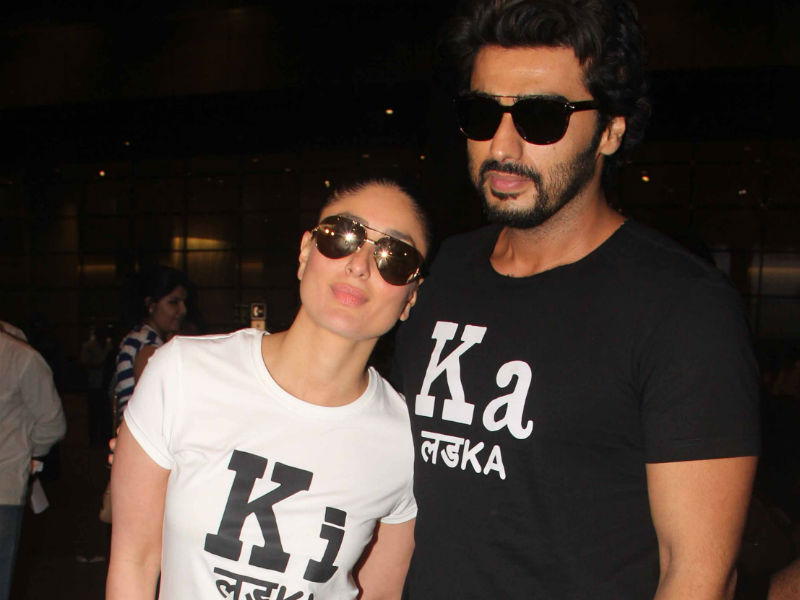 <I>Ek LadKi</i> And <I>Ek LadKa</i>: Kareena, Arjun at the Airport