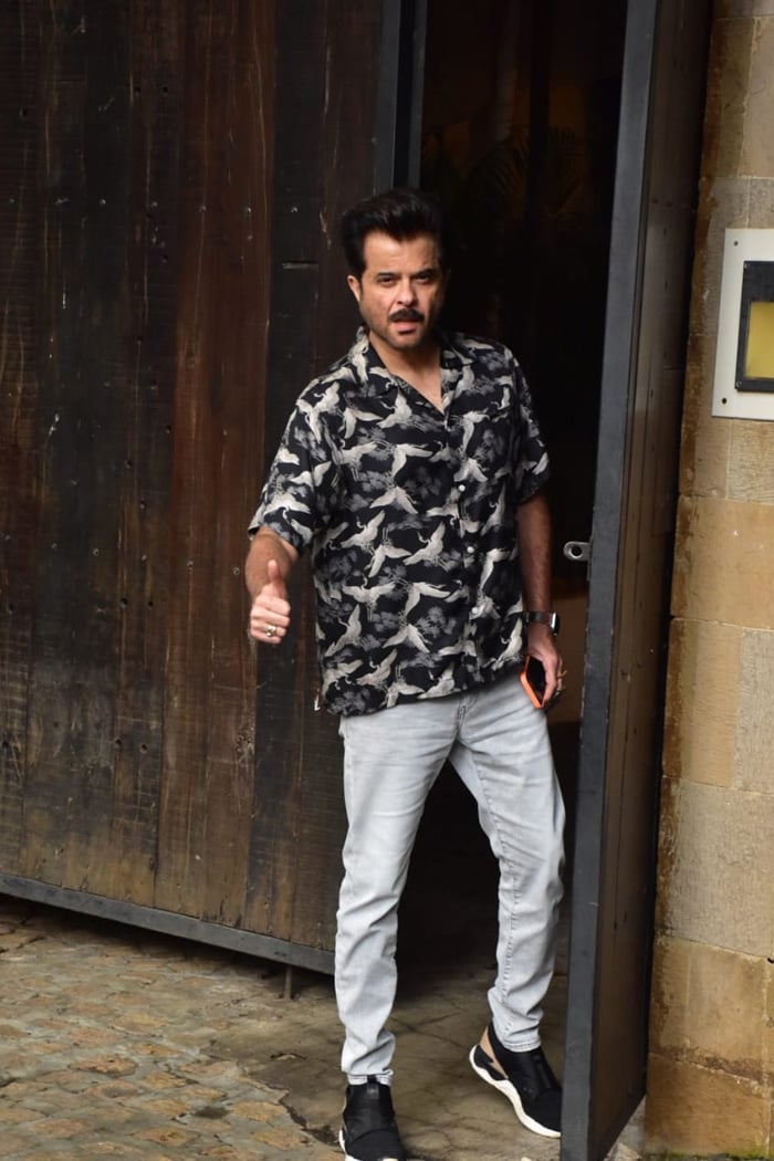 Anil Kapoor was spotted in Juhu.