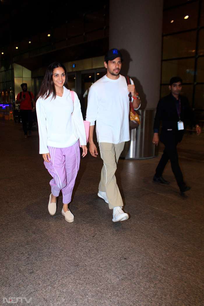 Kiara Advani-Sidharth Malhotra Return From Vacation