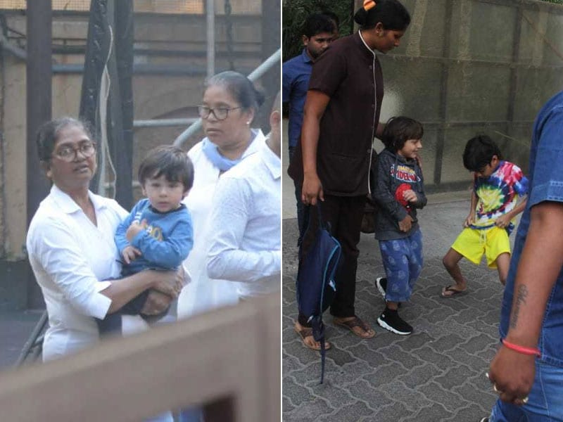 Photo : AbRam, Taimur And Inaaya's Day Out In Maximum City