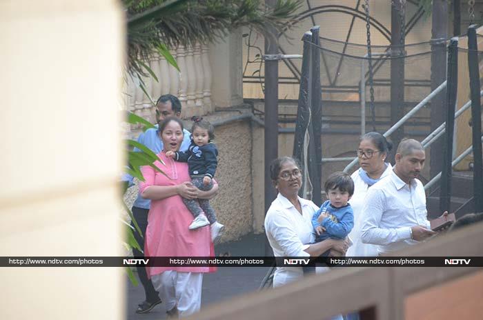 AbRam, Taimur And Inaaya\'s Day Out In Maximum City